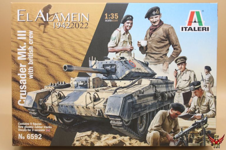 Italeri 1/35 Crusader III with British Crew