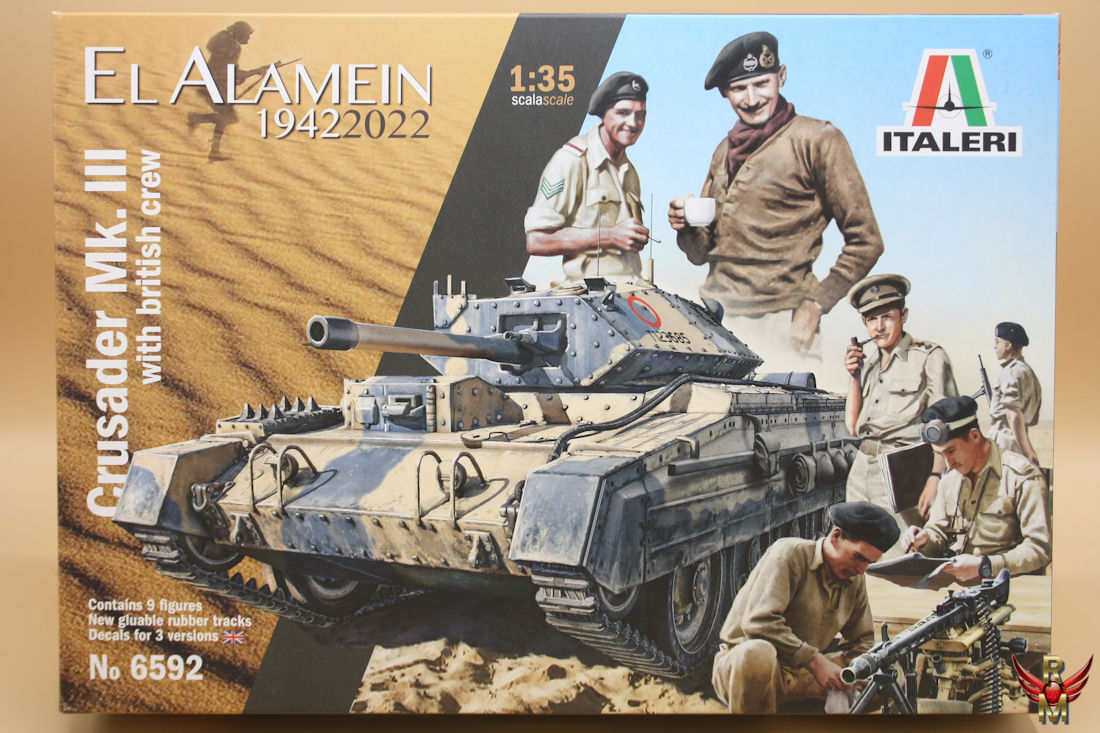Italeri 1/35 Crusader III with British Crew