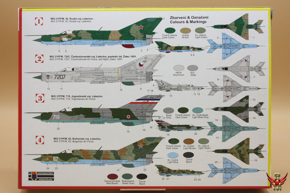 Kovozávody Prostějov 1/72 Mikojan-Gurjevič MiG-21PFM