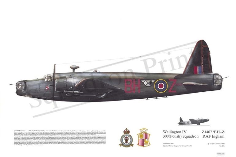Squadron Prints Wellington IV Great Britain