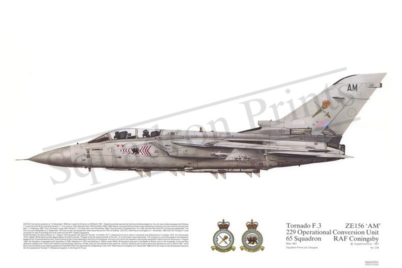 Squadron Prints Tornado F3 Great Britain
