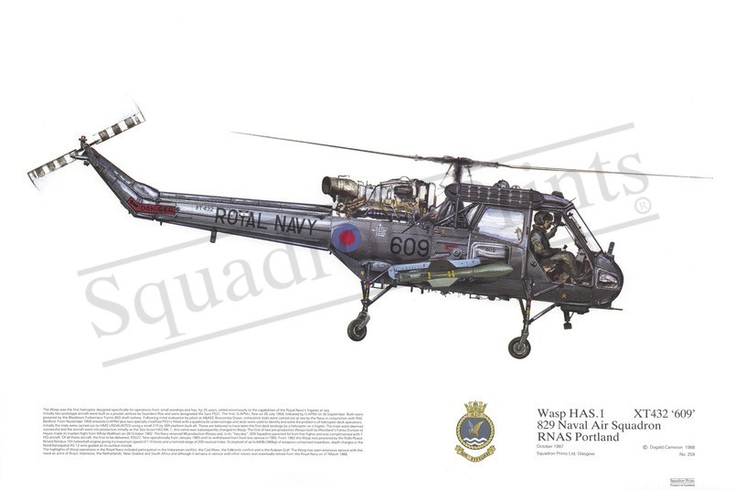 Squadron Prints Wasp HAS1 Great Britain