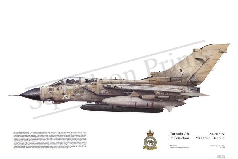 Squadron Prints Tornado GR1 Great Britain