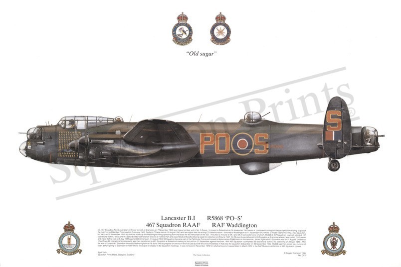 Squadron Prints Lancaster B I Great Britain