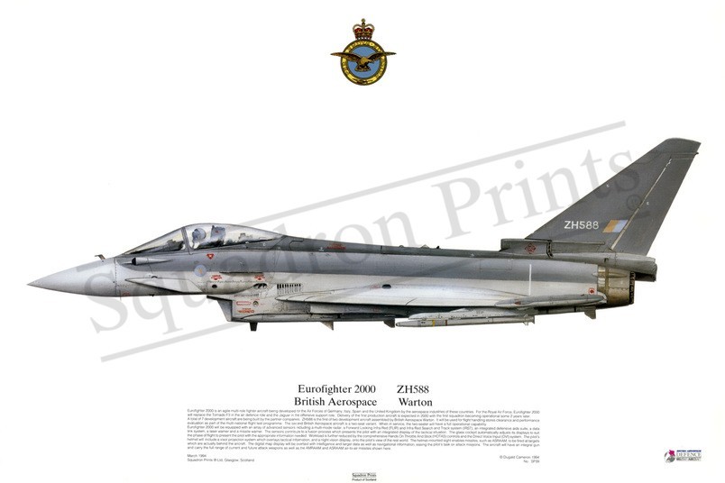 Squadron Prints Eurofighter 2000 Great Britain