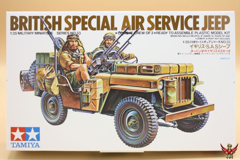 Tamiya 1/35 British Special Air Service Jeep