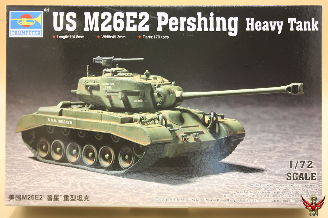 Trumpeter 1/72 US M26E2 Pershing Heavy Tank