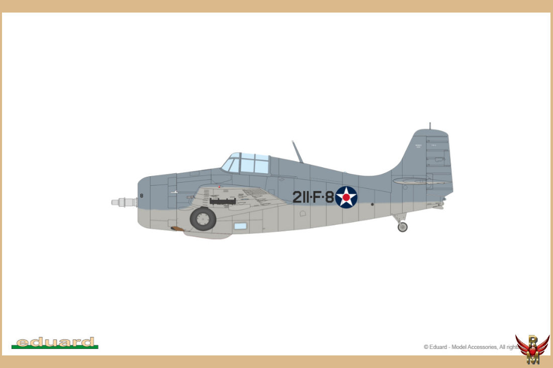 Eduard 1/48 Midway Dual Combo F4F-3 F4F-4 Limited Edition