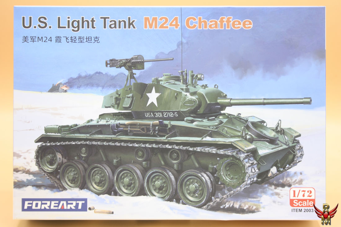 Foreart 1/72 US Light Tank M24 Chaffee