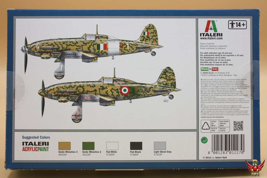 Italeri 1/72 MC 205 Veltro