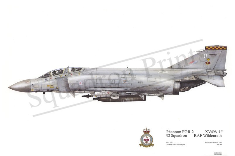 Squadron Prints Phantom FGR2 Great Britain