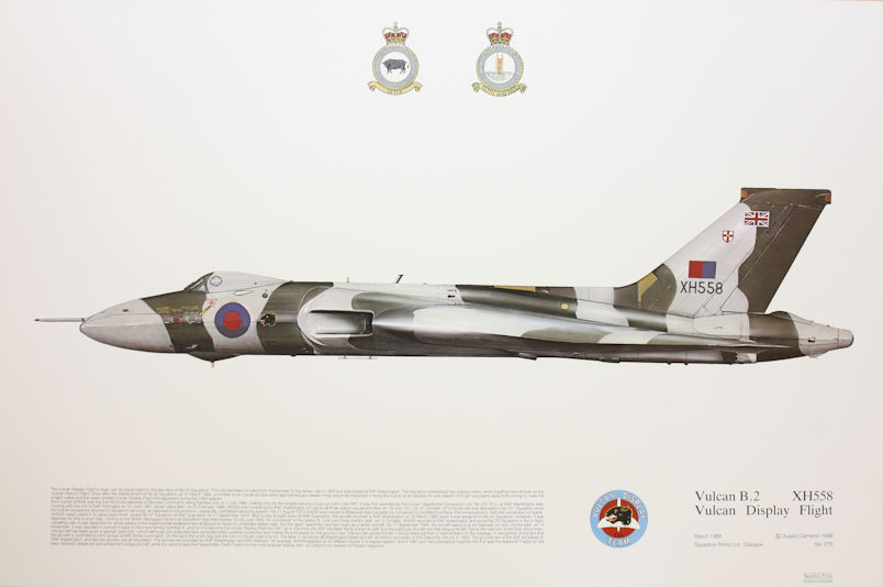 Squadron Prints Vulcan B2 Great Britain