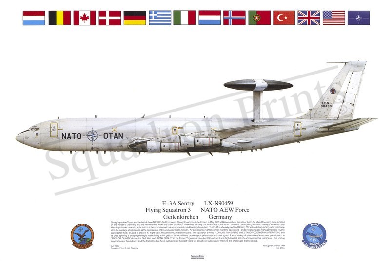 Squadron Prints E-3A Sentry USA