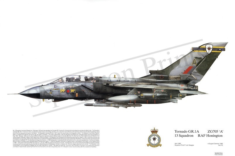 Squadron Prints Tornado GR1A Great Britain