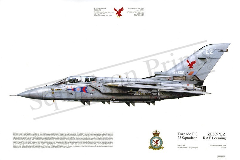 Squadron Prints Tornado F3 Great Britain