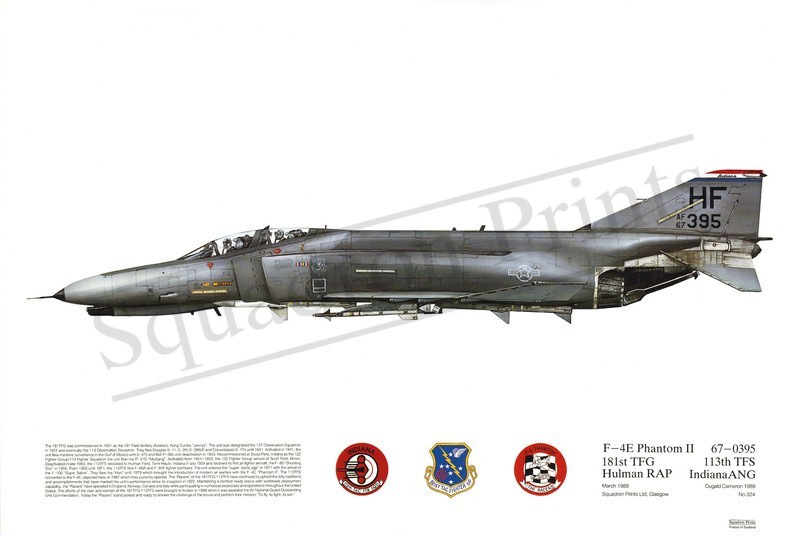 Squadron Prints F-4E Phantom II USA