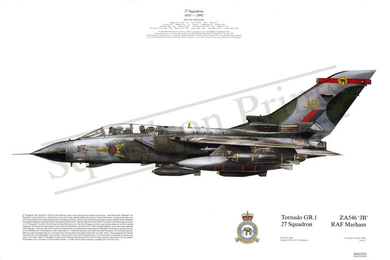 Squadron Prints Tornado GR1 Great Britain