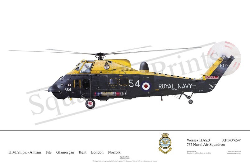 Squadron Prints Wessex HAS3 Great Britain