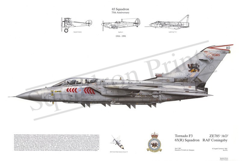 Squadron Prints Tornado F3 Great Britain