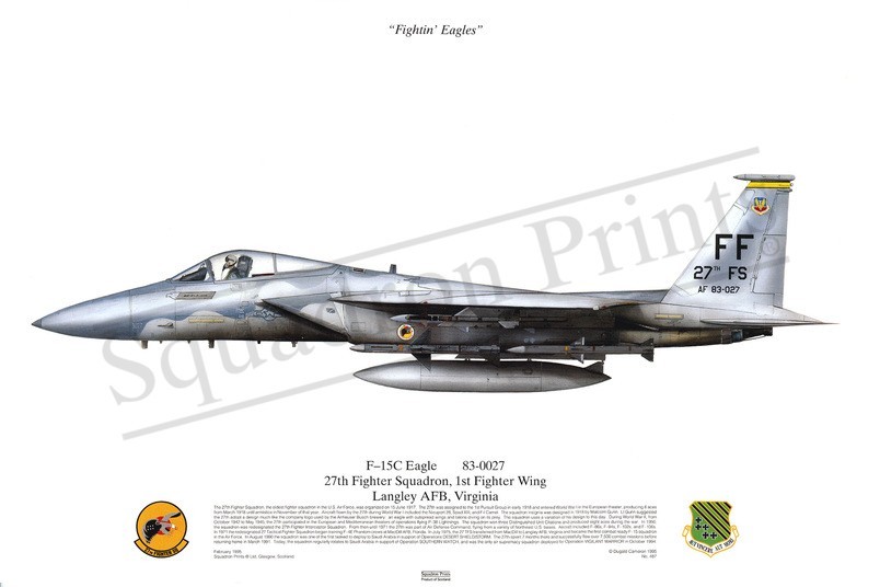 Squadron Prints F-15C Eagle USA