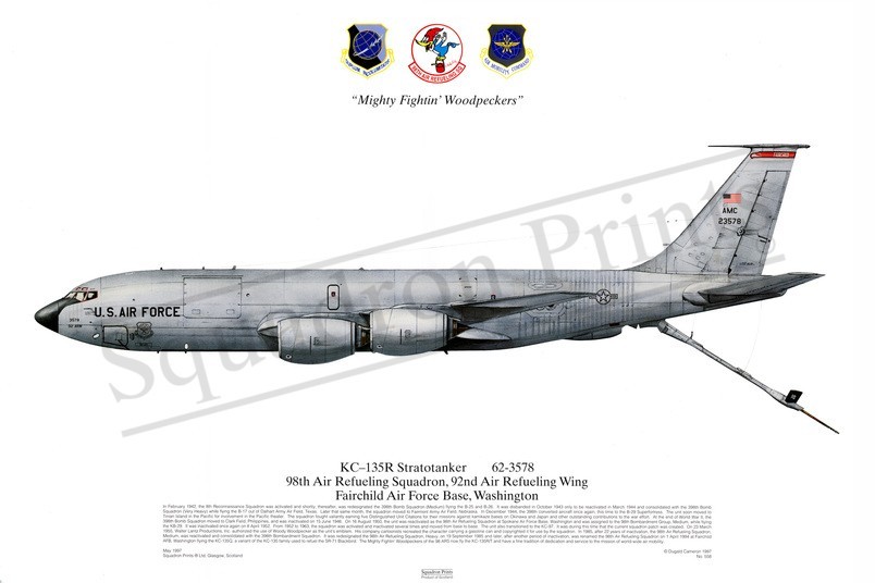 Squadron Prints KC-135R Stratotanker USA