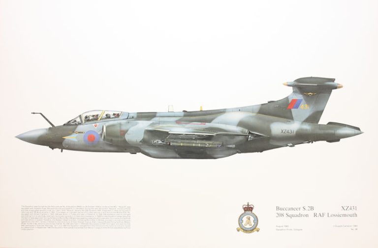 Squadron Prints Buccaneer S2B Great Britain