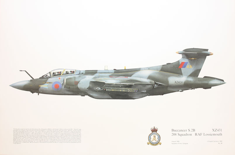 Squadron Prints Buccaneer S2B Great Britain