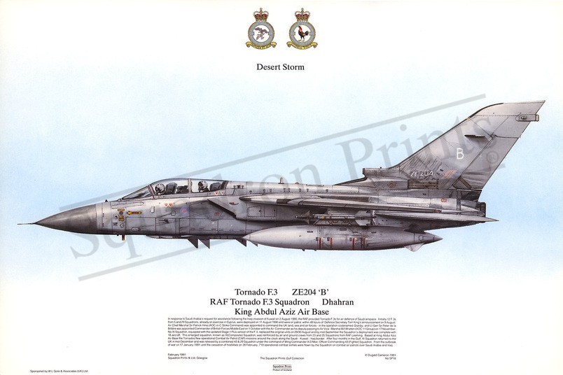 Squadron Prints Tornado F3 Great Britain