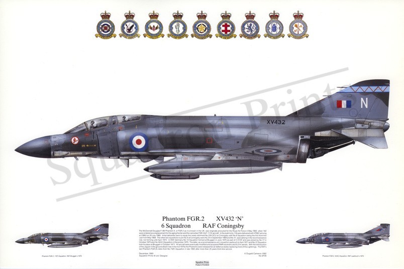 Squadron Prints Phantom FGR2 Great Britain