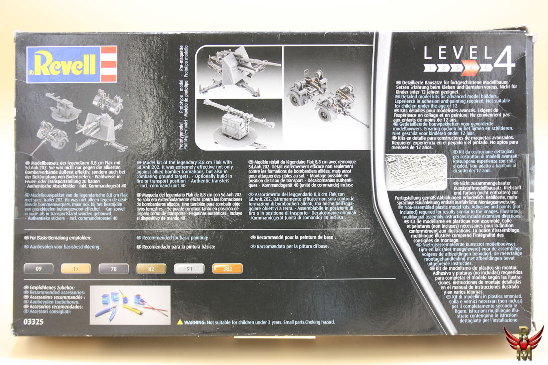 Revell 1/72 88mm Flak 37 and Sd Anh 202