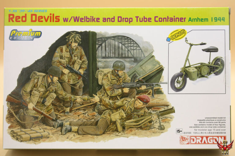 Dragon 1/35 Red Devils with Welbike and Drop Tube Container