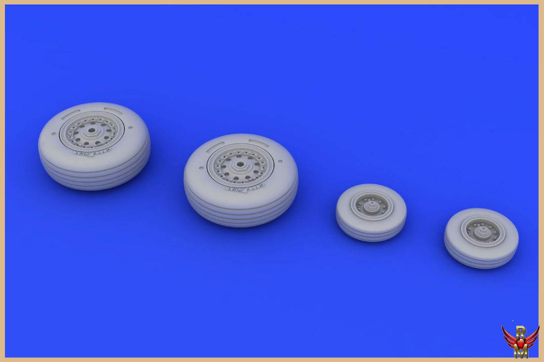 Eduard Brassin 1/72 F-4J Wheels