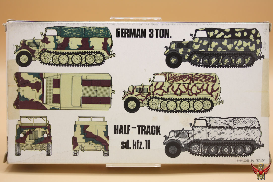 ESCI 1/72 German 3 ton Half Track Sd Kfz 11| GEEN DECALS