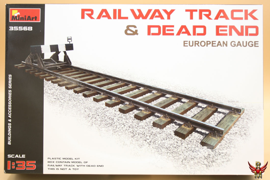 MiniArt 1/35 Railway Track European Gauge and dead end