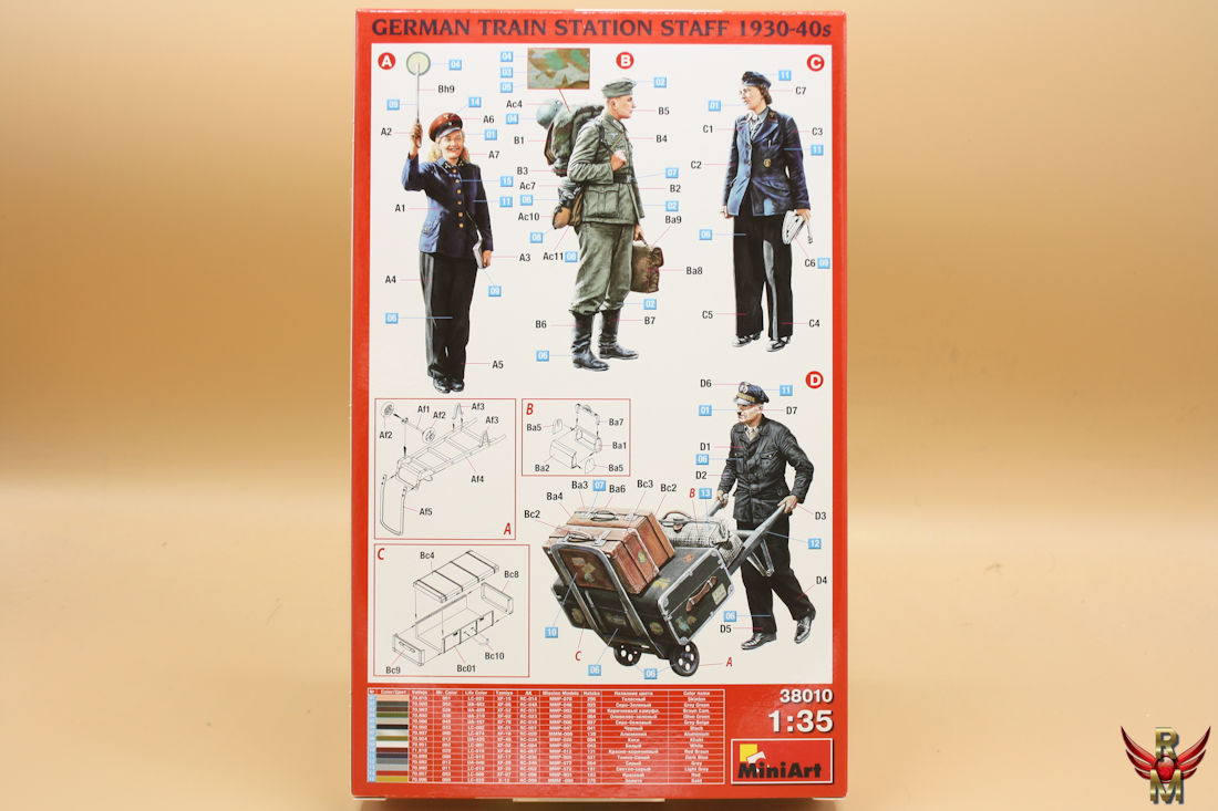 MiniArt 1/35 German Train Station Staff 1930-40s