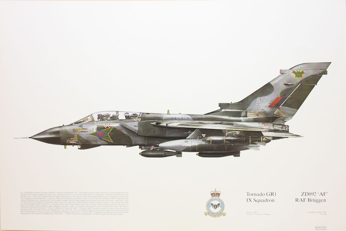 Squadron Prints Tornado GR1 Great Britain