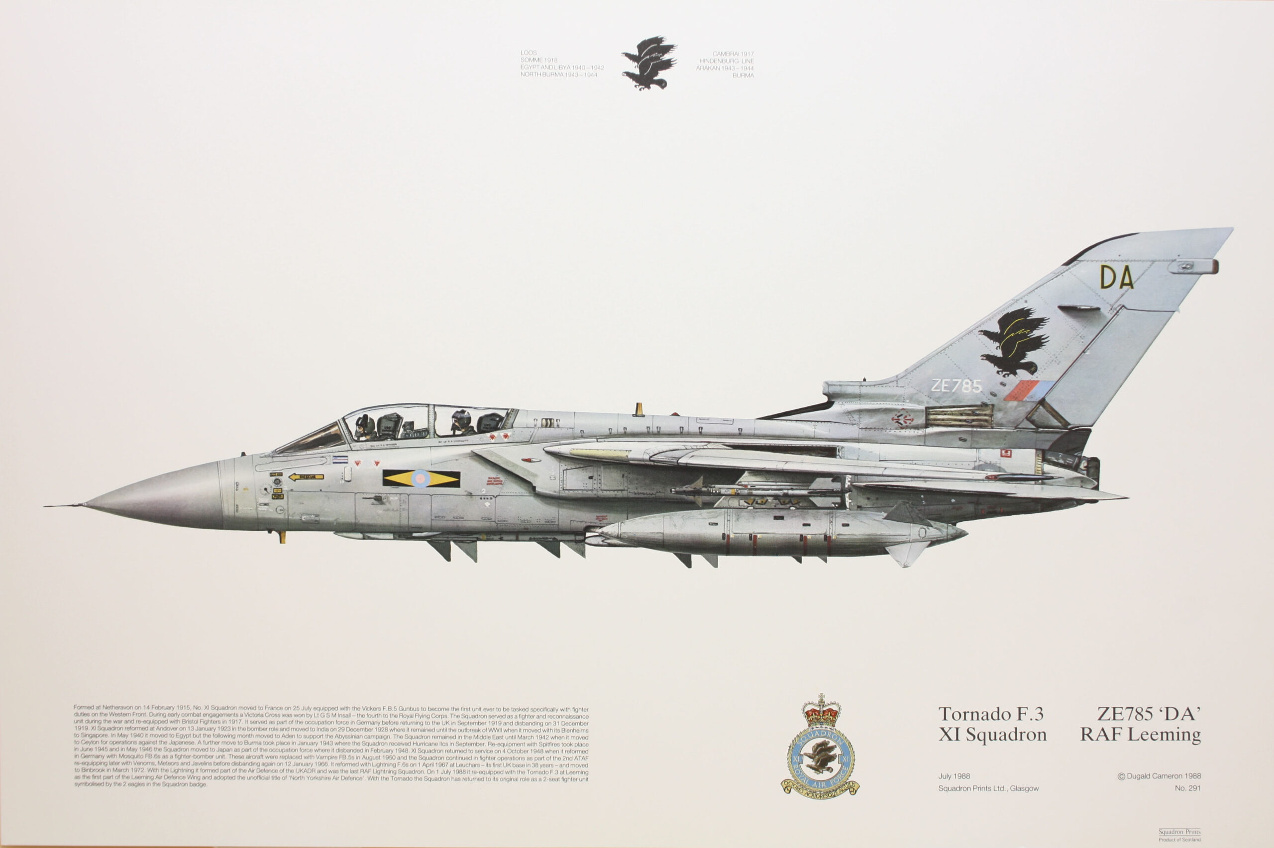 Squadron Prints Tornado F3 Great Britain