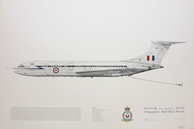 Squadron Prints VC10 C1K Lanoe Hawker VC Great Britain