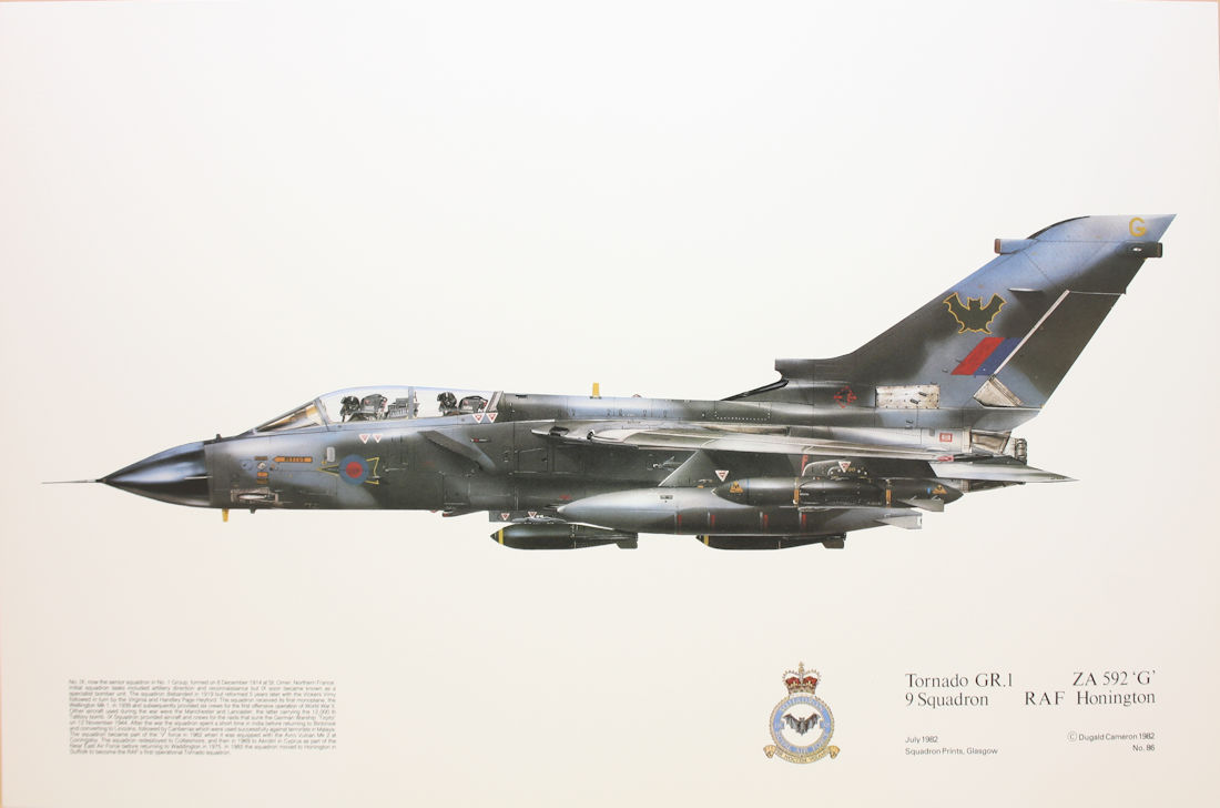 Squadron Prints Tornado GR1 Great Britain