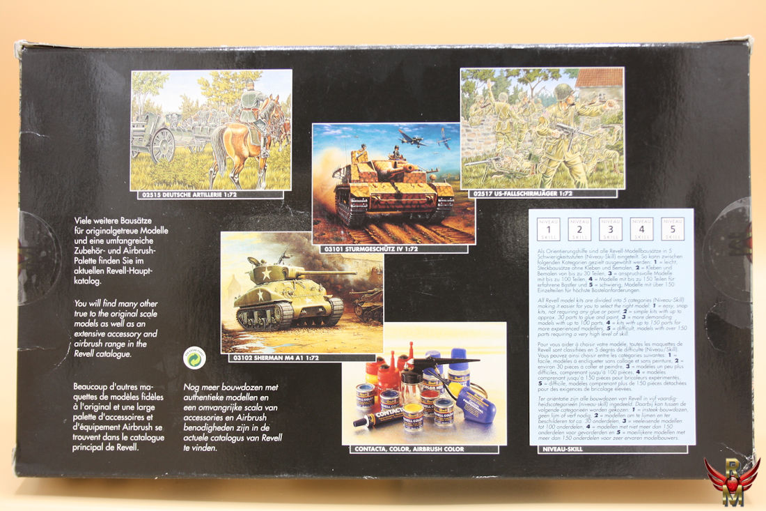 Revell 1/72 M7 Priest and US Paratroopers