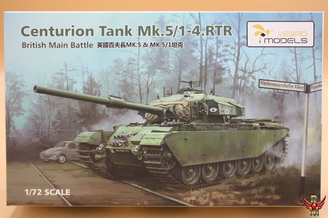VESPID Models 1/72 Centurion Tank Mk 5/1-4 RTR DeLuxe Edition
