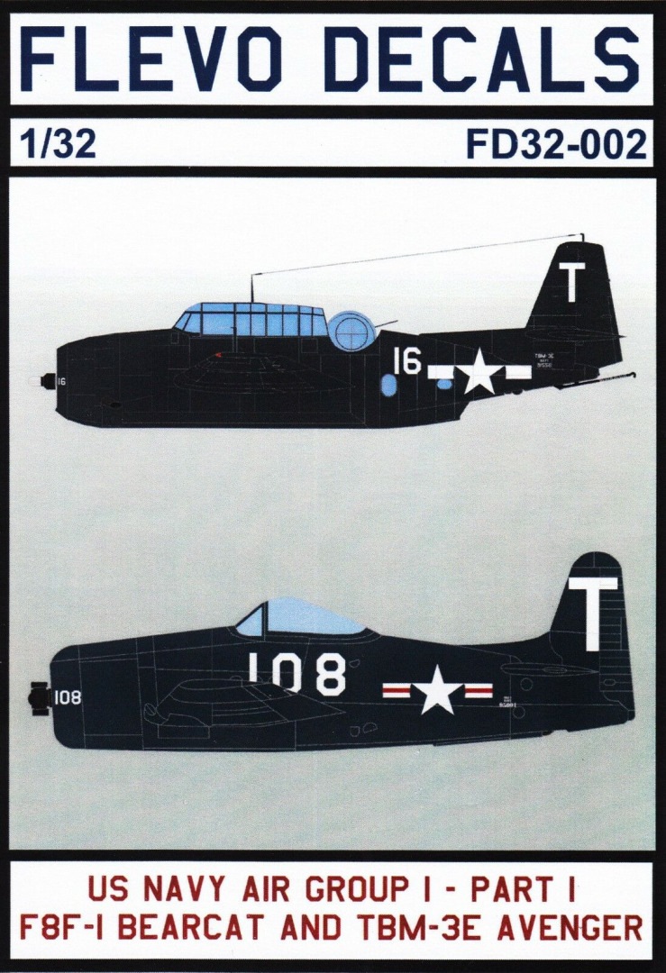 Flevo Decals 1/32 US Navy Air Group 1 Part 1