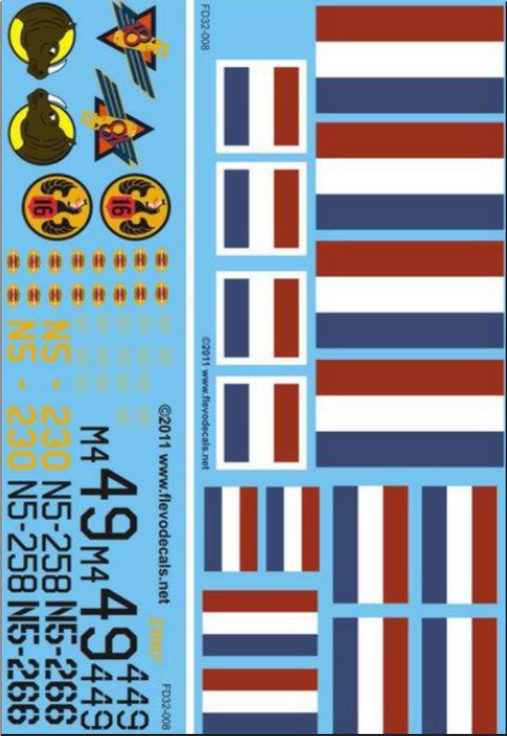 Flevo Decals 1/32 ML-KNIL 1942-1947 Part II