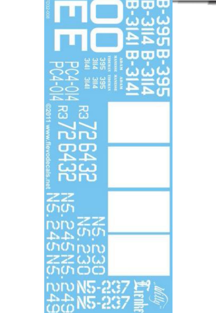 Flevo Decals 1/32 ML-KNIL 1942-1947 Part II