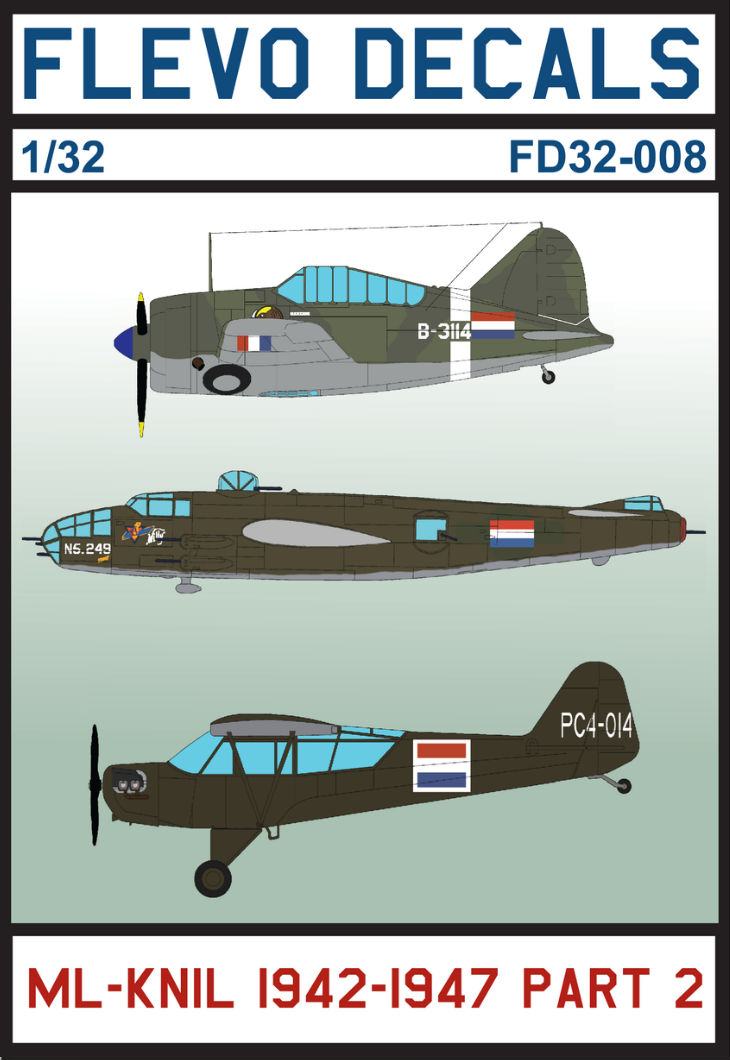 Flevo Decals 1/32 ML-KNIL 1942-1947 Part II