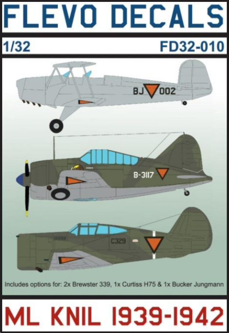 Flevo Decals 1/32 ML KNIL 1939-1942