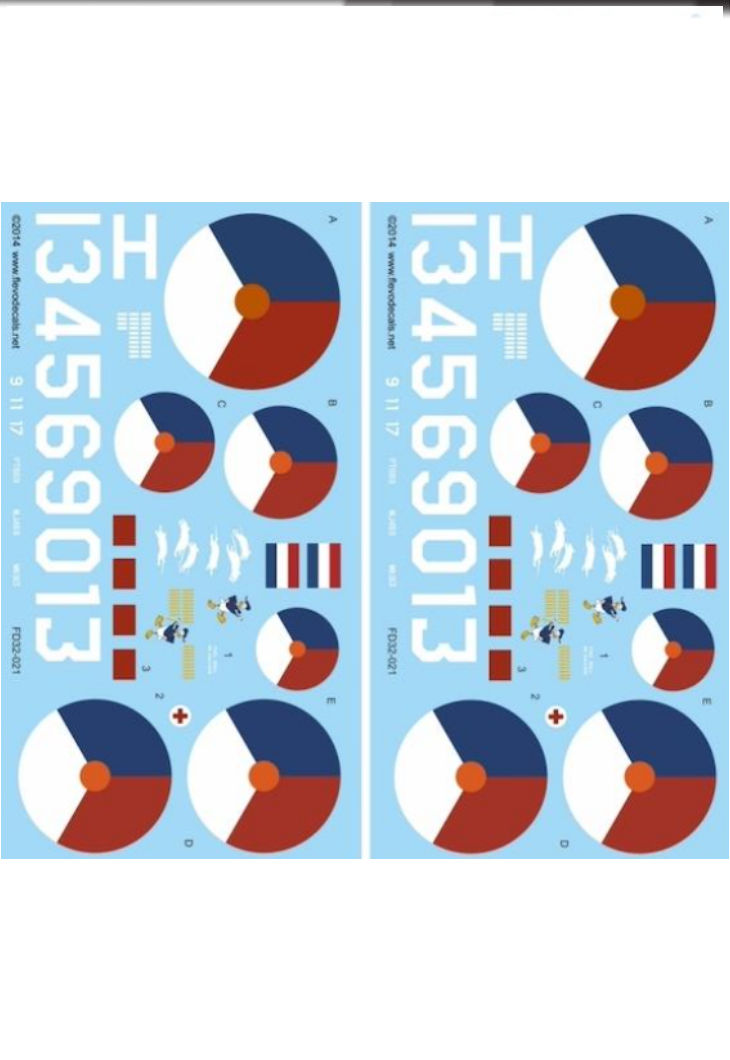 Flevo Decals 1/32 Supermarine Spitfire Mk IXc