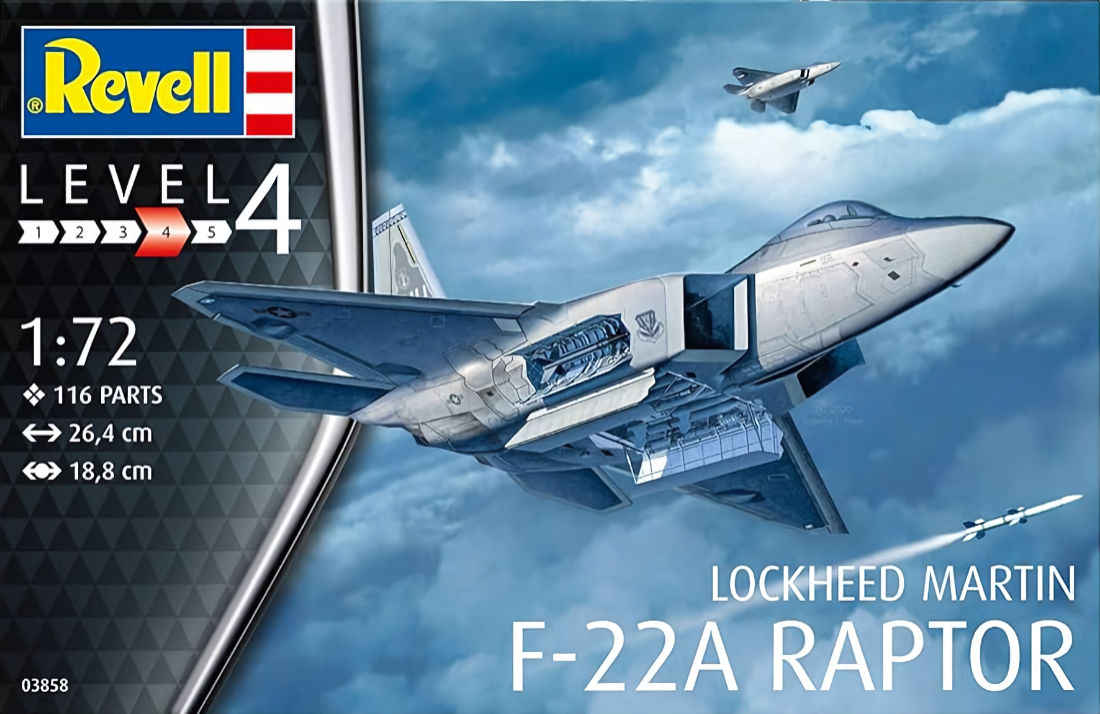 Revell 1/72 Lockheed Martin F-22A Raptor
