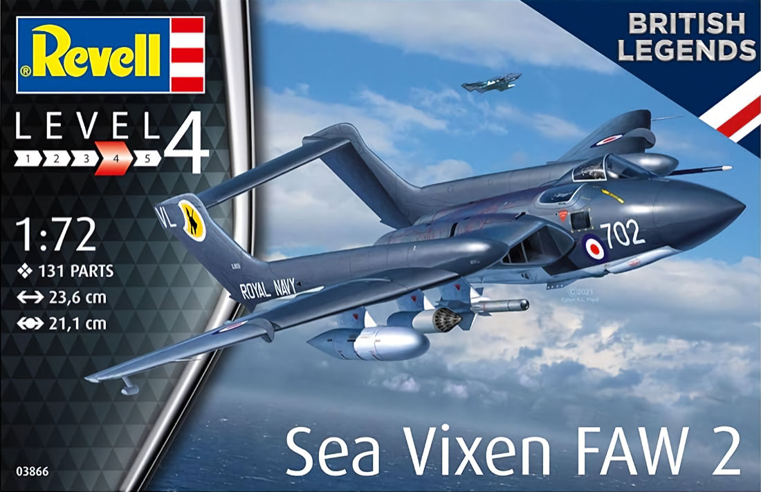 Revell 1/72 Sea Vixen FAW 2 British Legends