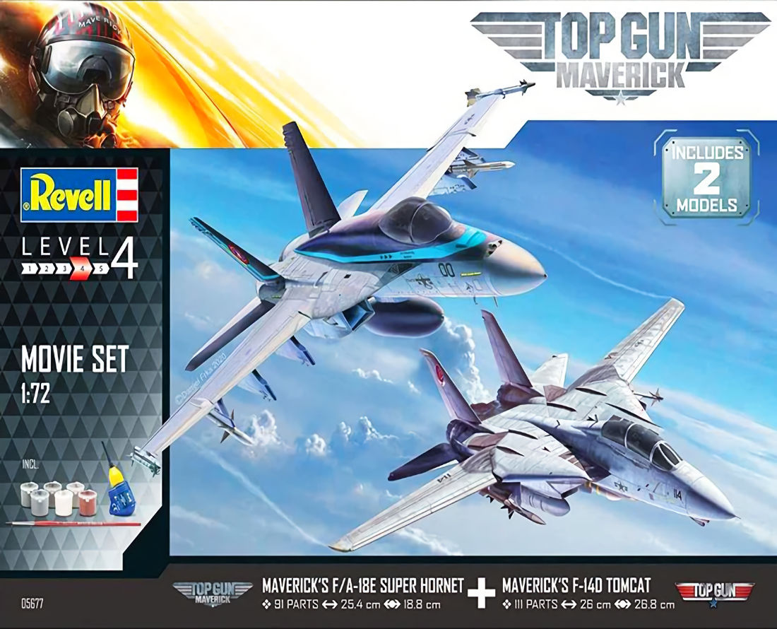 Revell 1/72 Top Gun 2 Maverick Movie Set